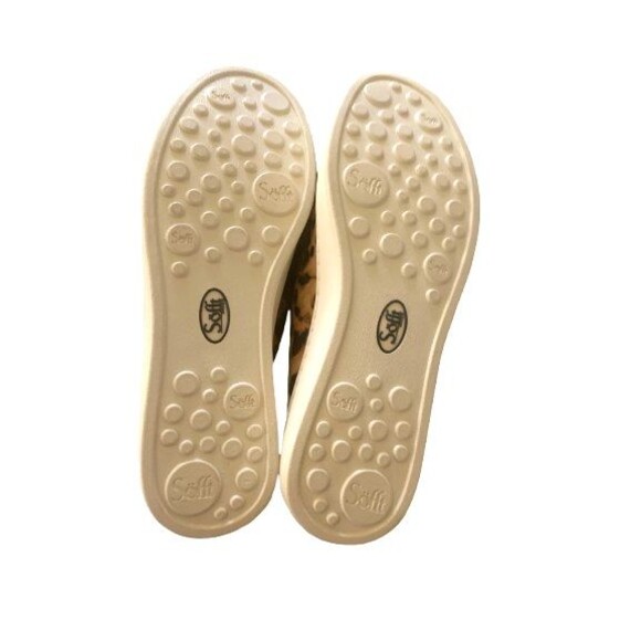 SOFFT Somers Brown Leopard Print Mule Size 10M - Picture 5 of 5